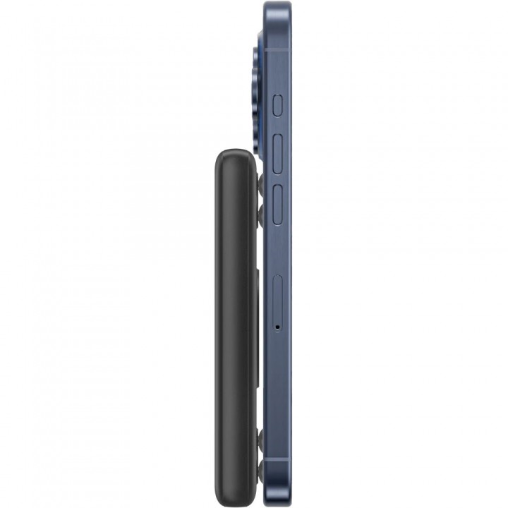 Siyah ışıklı logolu wireless 10000 mAh 5 LED göstergeli promosyon powerbank